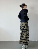 Tiger Camouflage Skirt #250306